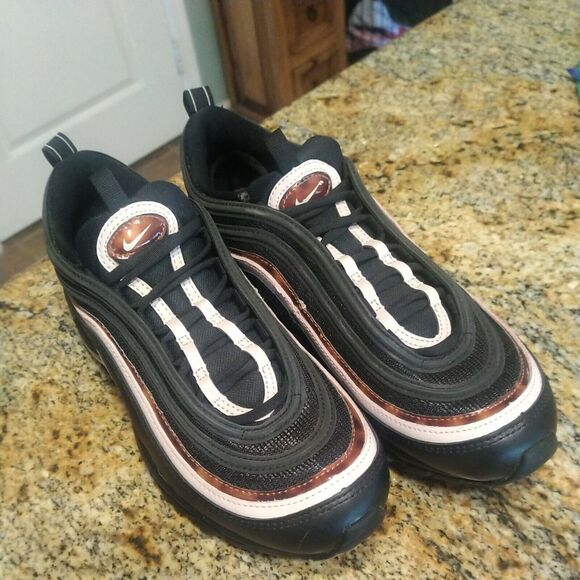 Nike Air Max 97 “Woodgrain” Black Barely Rose Women’s CU4751-001 Sz 8.5 US - Picture 3 of 12